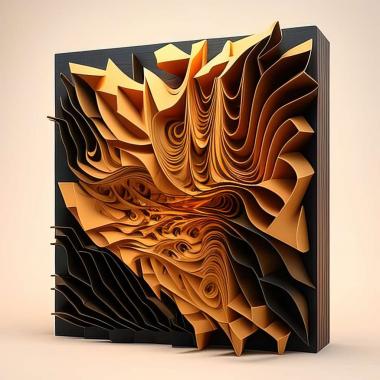 3D model abstract art (STL)